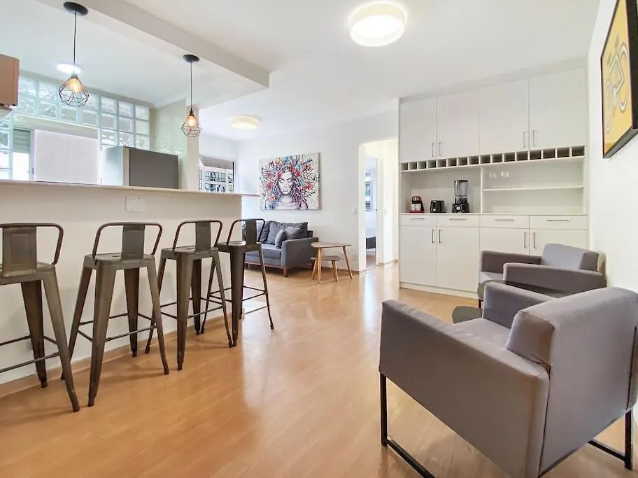 Vila Olimpia 2 Bedrooms Complete Kitchen location
